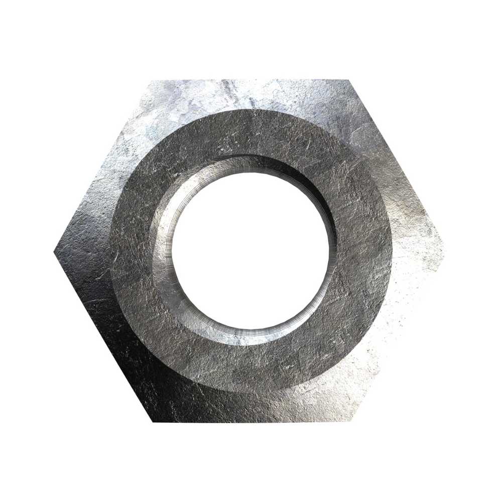 Bremick Galvanised Nuts for Cup & Hex Head Bolts (Various Sizes)