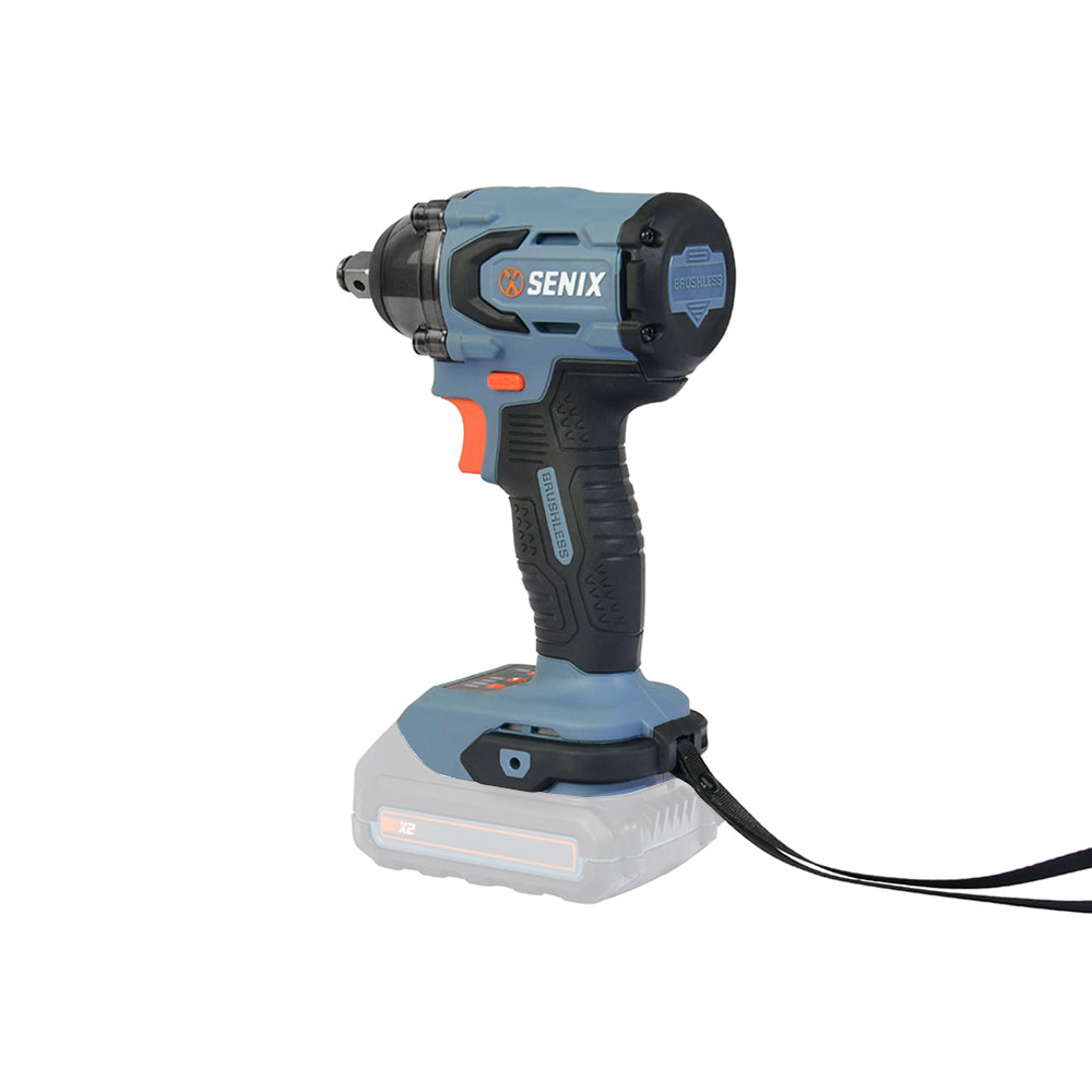 SENIX X2 18V 1/2" Brushless Compact Impact Wrench Skin