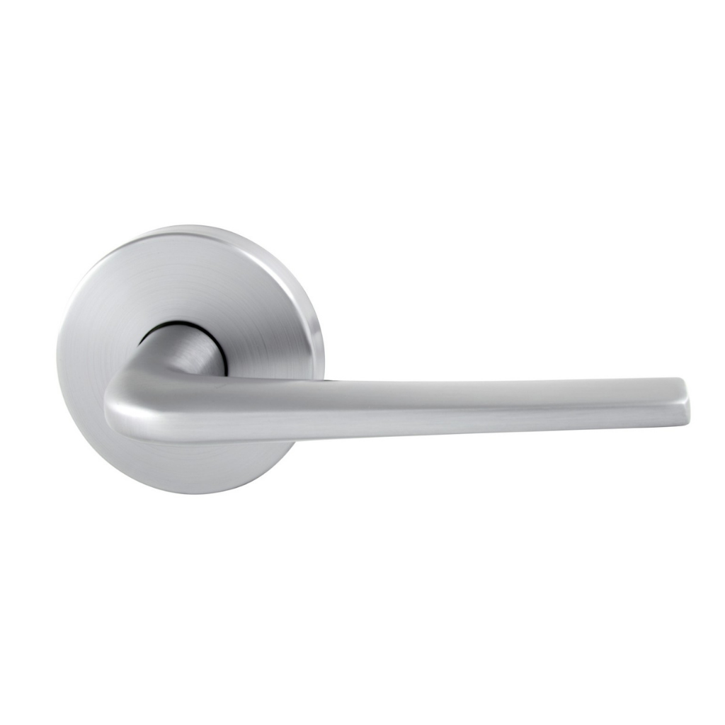 Gainsborough Avant with QuickFix Sierra Passage Lever Set in Brushed Satin Chrome