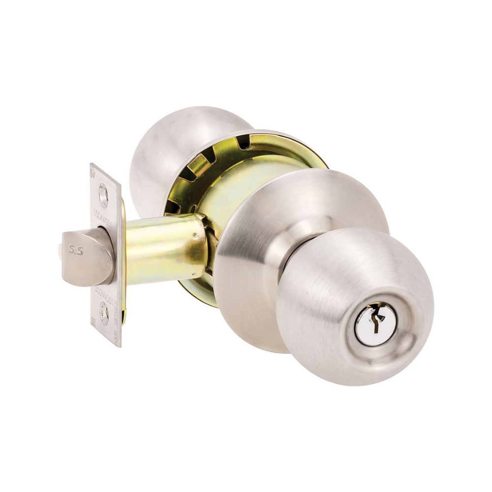 Lockwood Symmetry® Series - Imperial Knobset Satin Stainless Steel