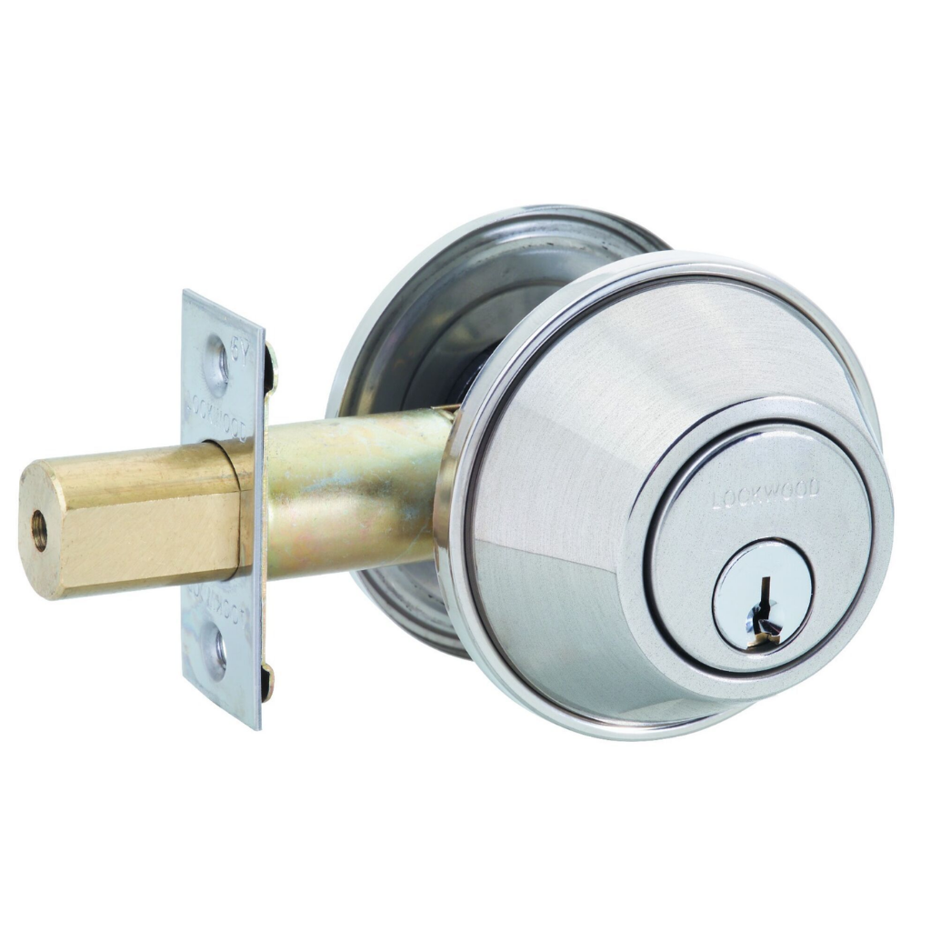 Lockwood Symmetry Deadbolt Double Cylinder TP Polished Stainless Steel