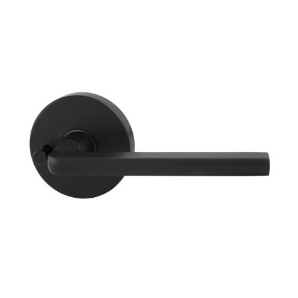 Gainsborough Avant with QuickFix Alba Privacy Lever Set with Latch in Matte Black