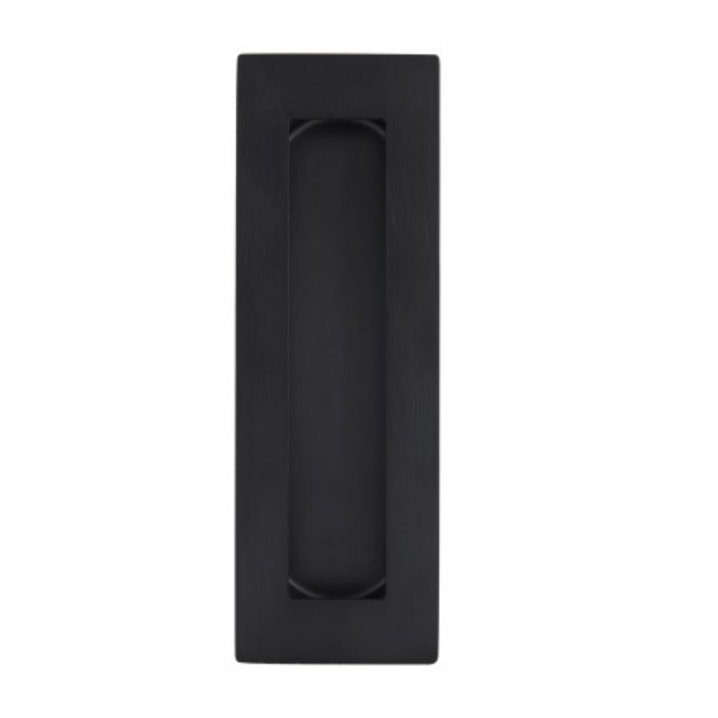 Gainsborough Rectangular Flush Pull 150mm in Matte Black