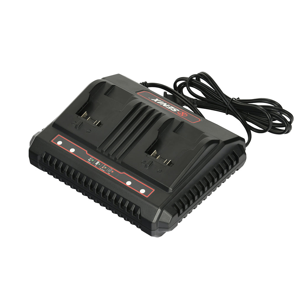 SENIX X2 18V Charger, 6.0A Dual Port