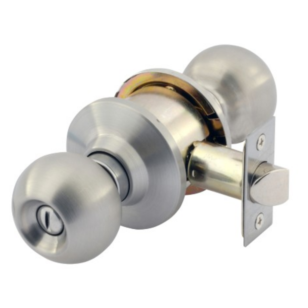 Gainsborough Choice Governor Privacy Knob Set in Stainless Steel