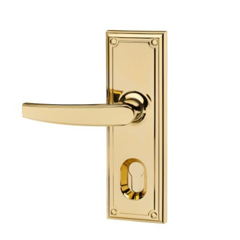 Gainsborough Trilock Traditional Dummy Trim Lever in Bright Goldtone