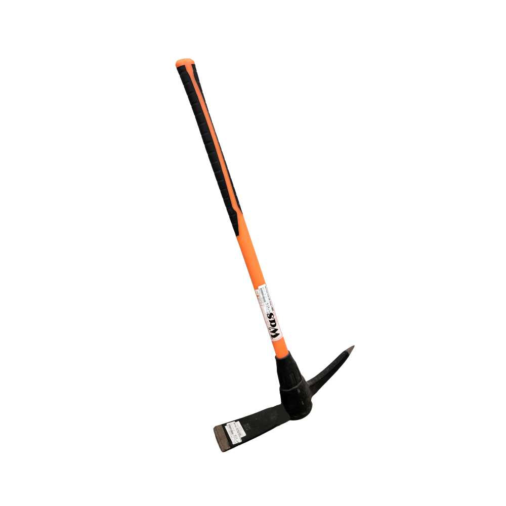 Mattock Pick End with Wooden Handle