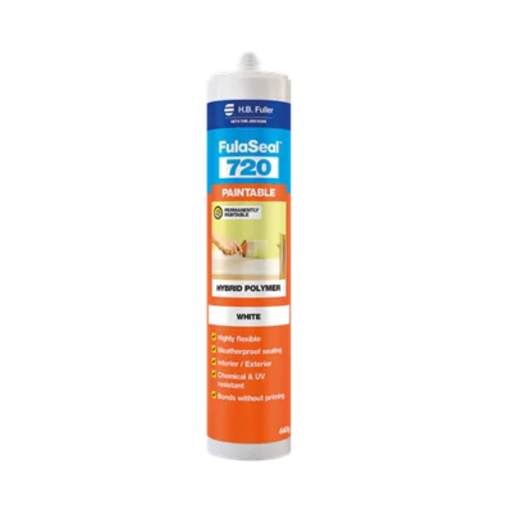 H.B. Fuller® FulaSeal 720 Paintable Silicone Sealant 400g - White