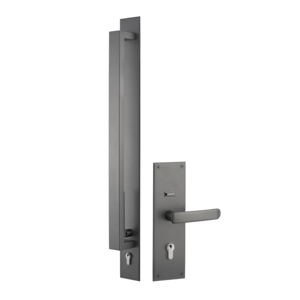 Gainsborough Trilock Omni Allure Double Cylinder Pull Handle Entrance Set