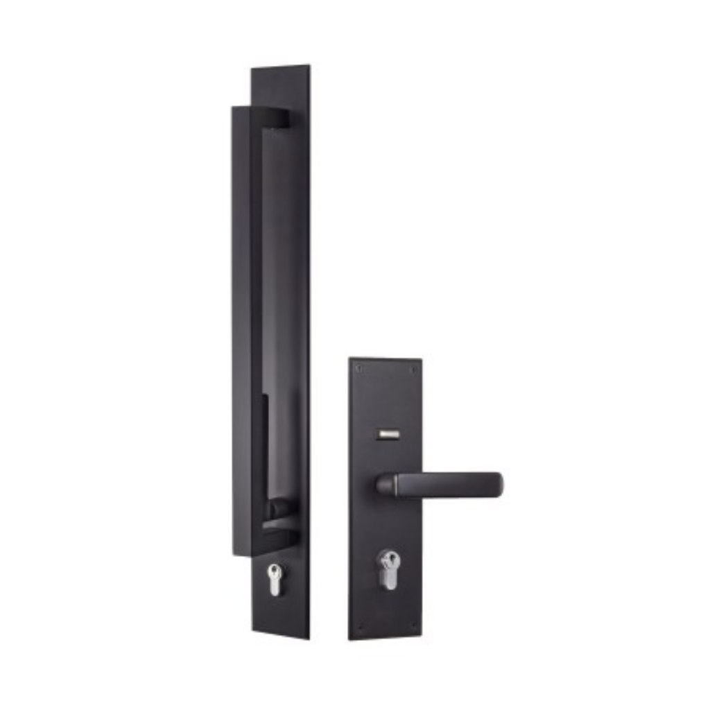 Trilock Omni Accent Allure Double Cylinder Pull Handle Entrance Set