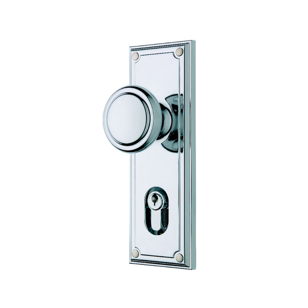 Gainsborough Trilock Traditional Double Cylinder Entrance Knob Set - B ...