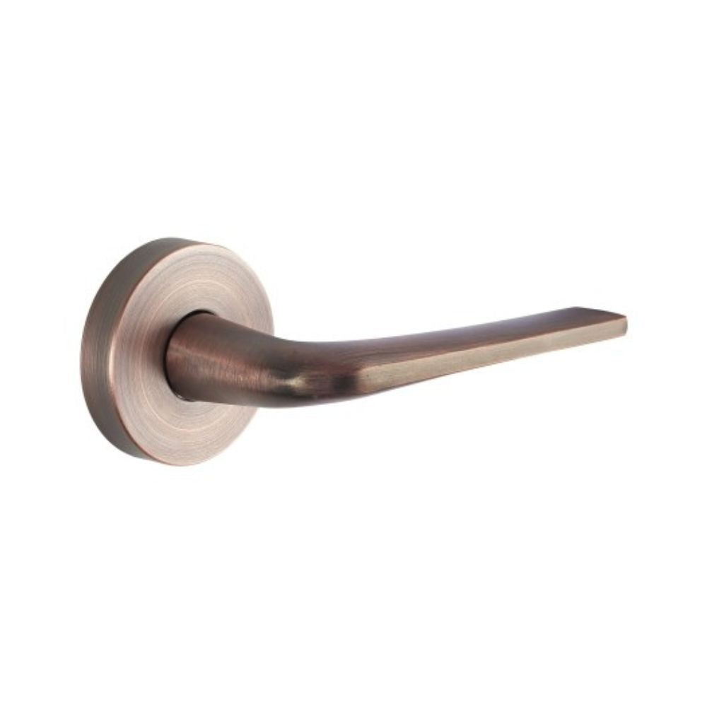 Gainsborough Sierra Passage Lever Set With Latch - Aged Brushed Copper