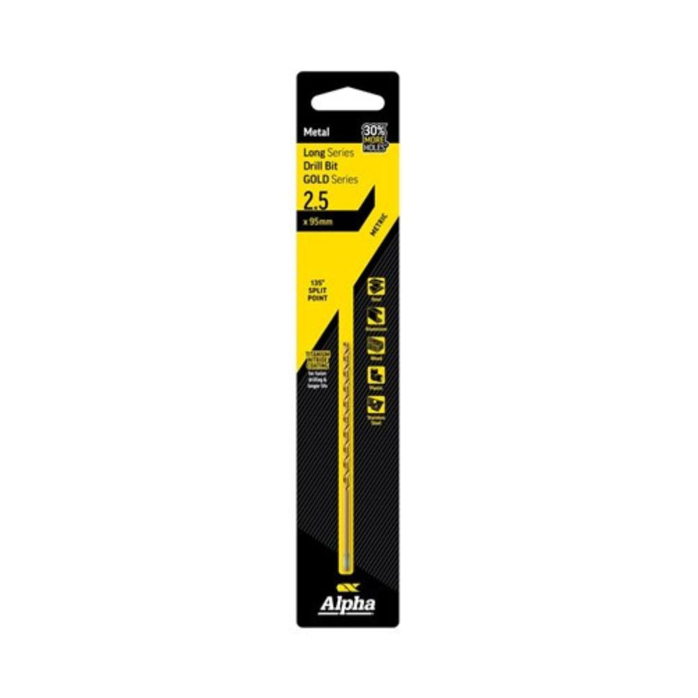 Alpha Long Series Drill Bit - Gold Series 11.0mm
