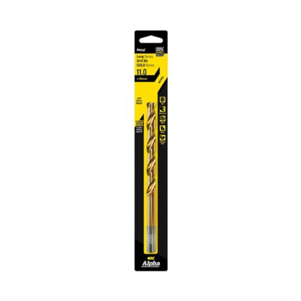 Alpha Long Series Drill Bit - Gold Series 11.0mm