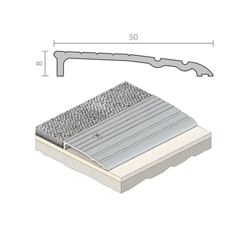 Raven RP112 Threshold Plates - Finish Clear Anodised - 1000mm