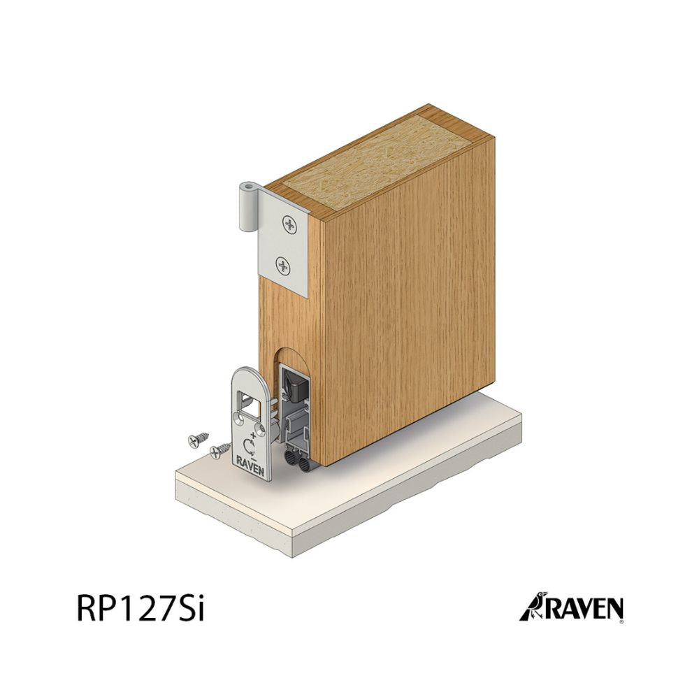 Raven RP127SI Automatic Door Bottom Seal - Clear Anodised - 920mm