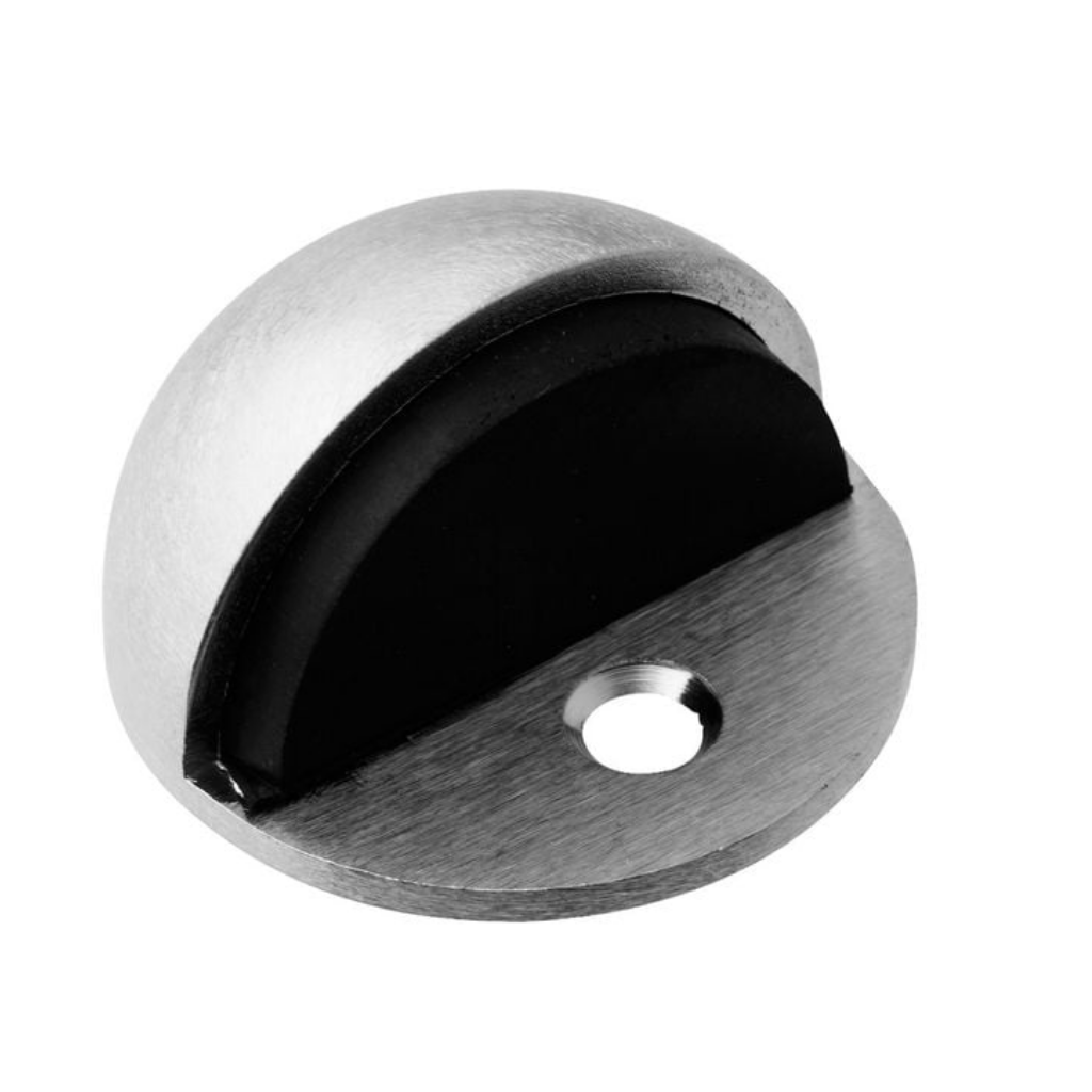 Lockwood Satin Chrome Half Moon Door Stop