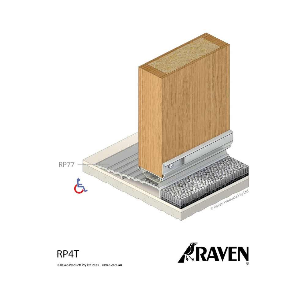 Raven Seals Ramp Raven RP4T Door Bottom Sweep Seals - Barwon Timber