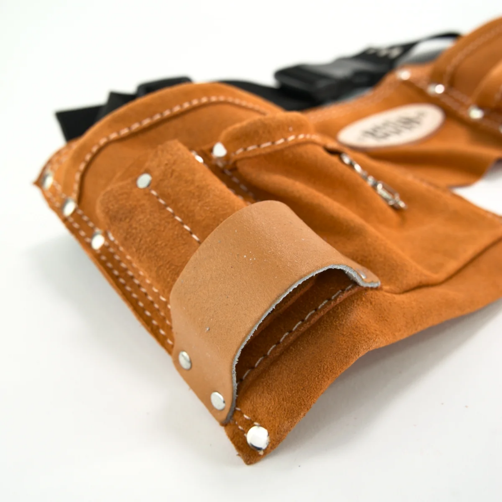 Kids at Work Leather Double Sided Cross-Body / Shoulder Tool Belt