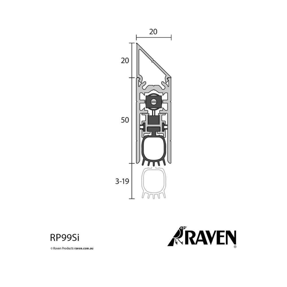 Raven Automatic Door Bottom Seals