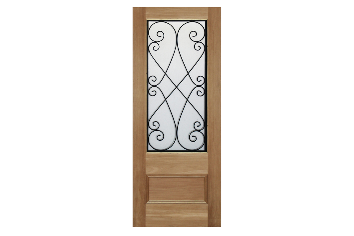 Agora Doors Entrance &amp; Internal Door Provincial 175 Wrought Iron
