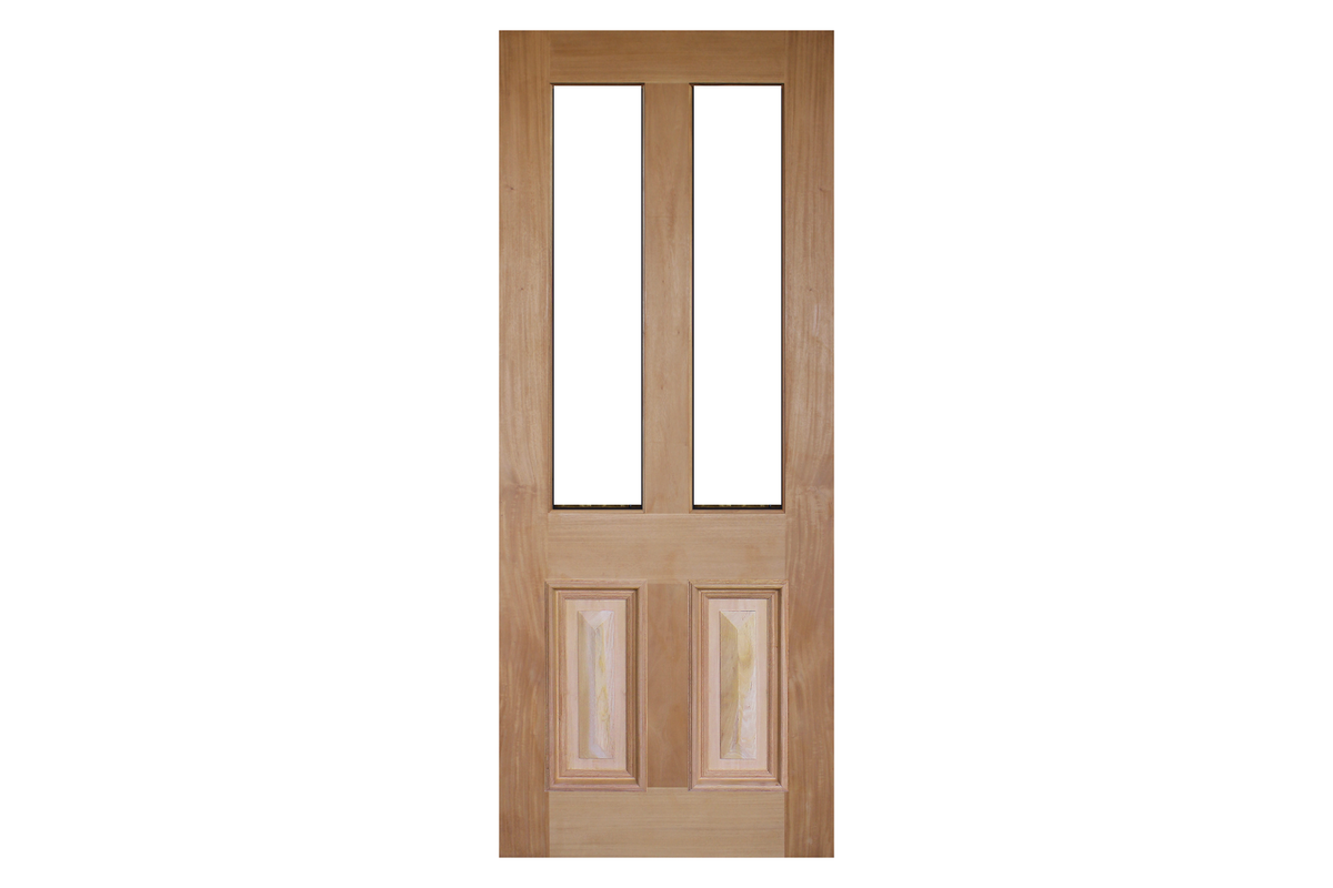 Agora Doors Entrance &amp; Internal Door Victorian 155 Cricket Bat &amp; Bolection Mould + Glass