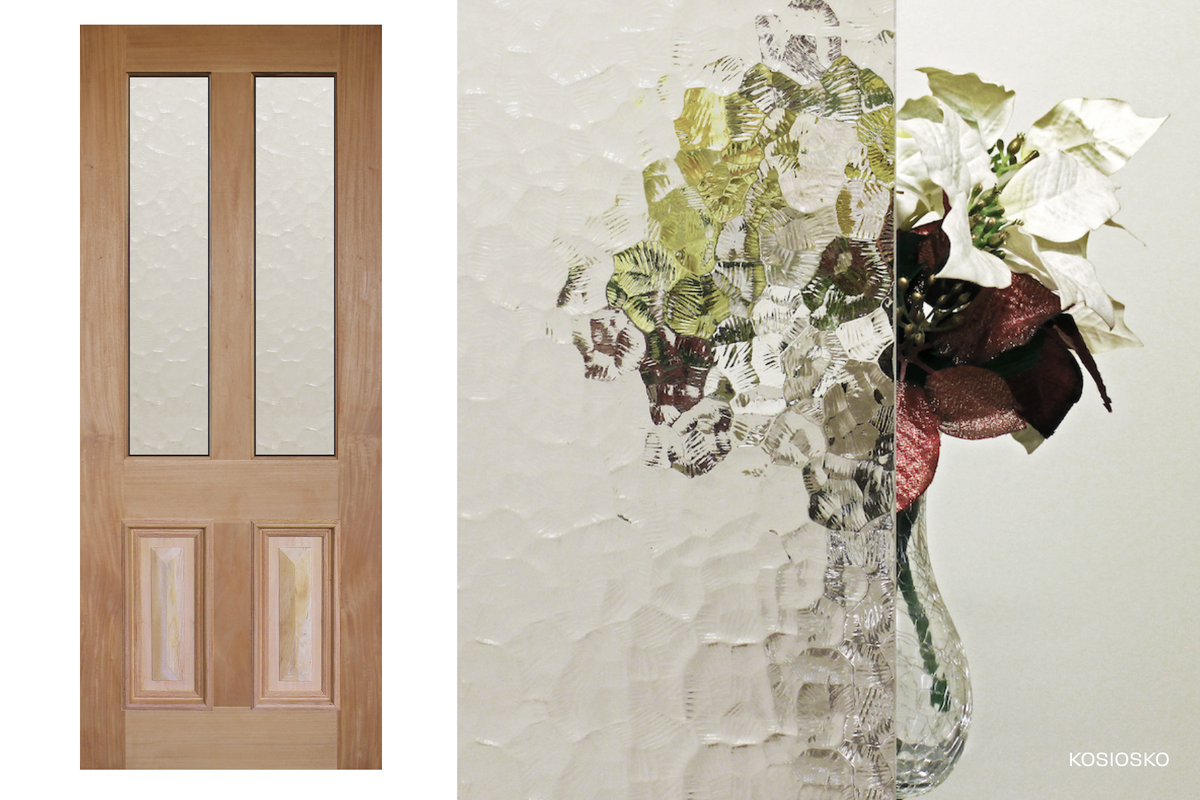 Agora Doors Entrance & Internal Door Victorian 155 Cricket Bat & Bolection Mould + Glass