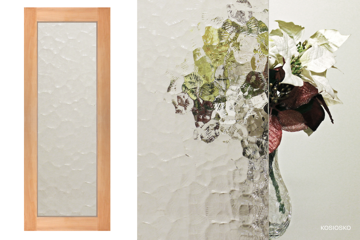 Agora Doors Entrance & Internal Door Vision 45 Textured Glass