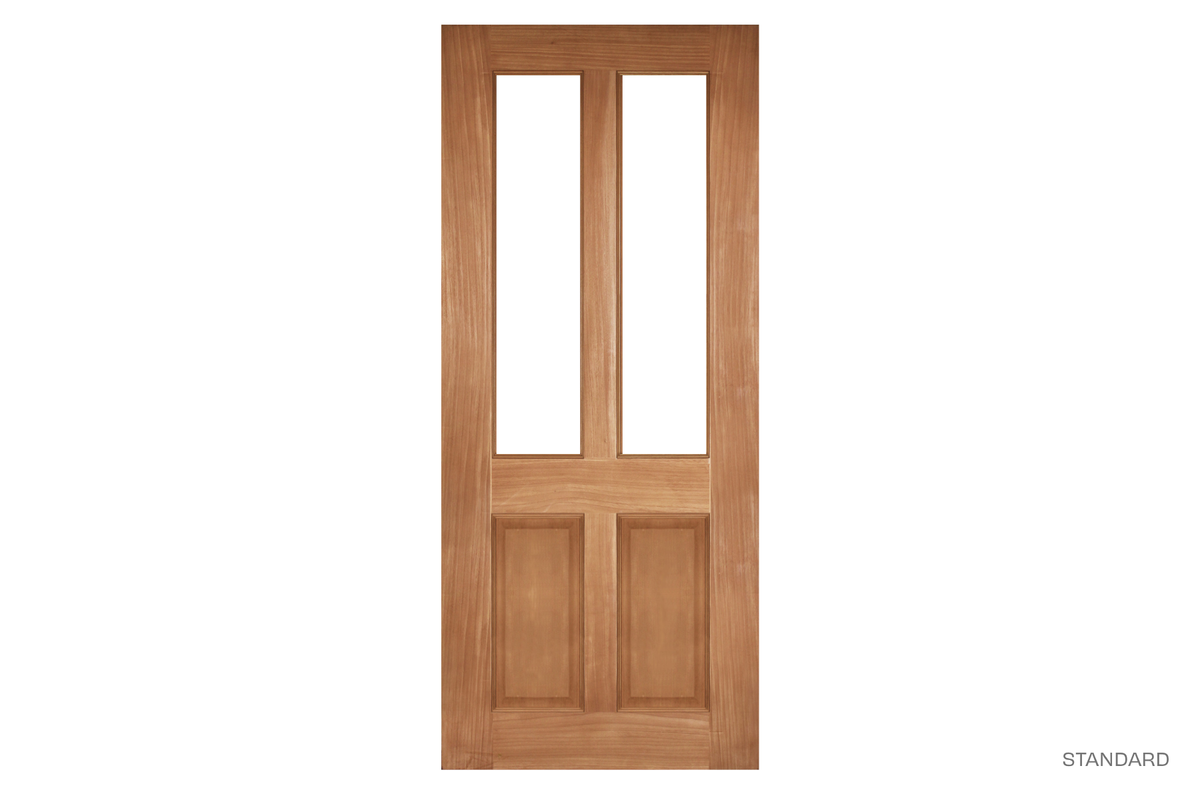 Agora Doors Entrance &amp; Internal Door Colonial 125 Plain Glass