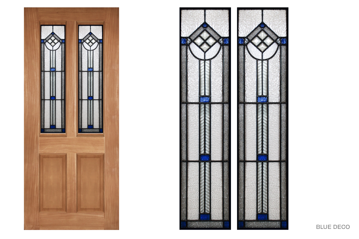 Agora Doors Entrance & Internal Door Colonial 125 Leadlight
