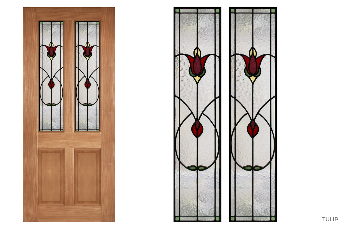 Agora Doors Entrance & Internal Door Colonial 125 Leadlight