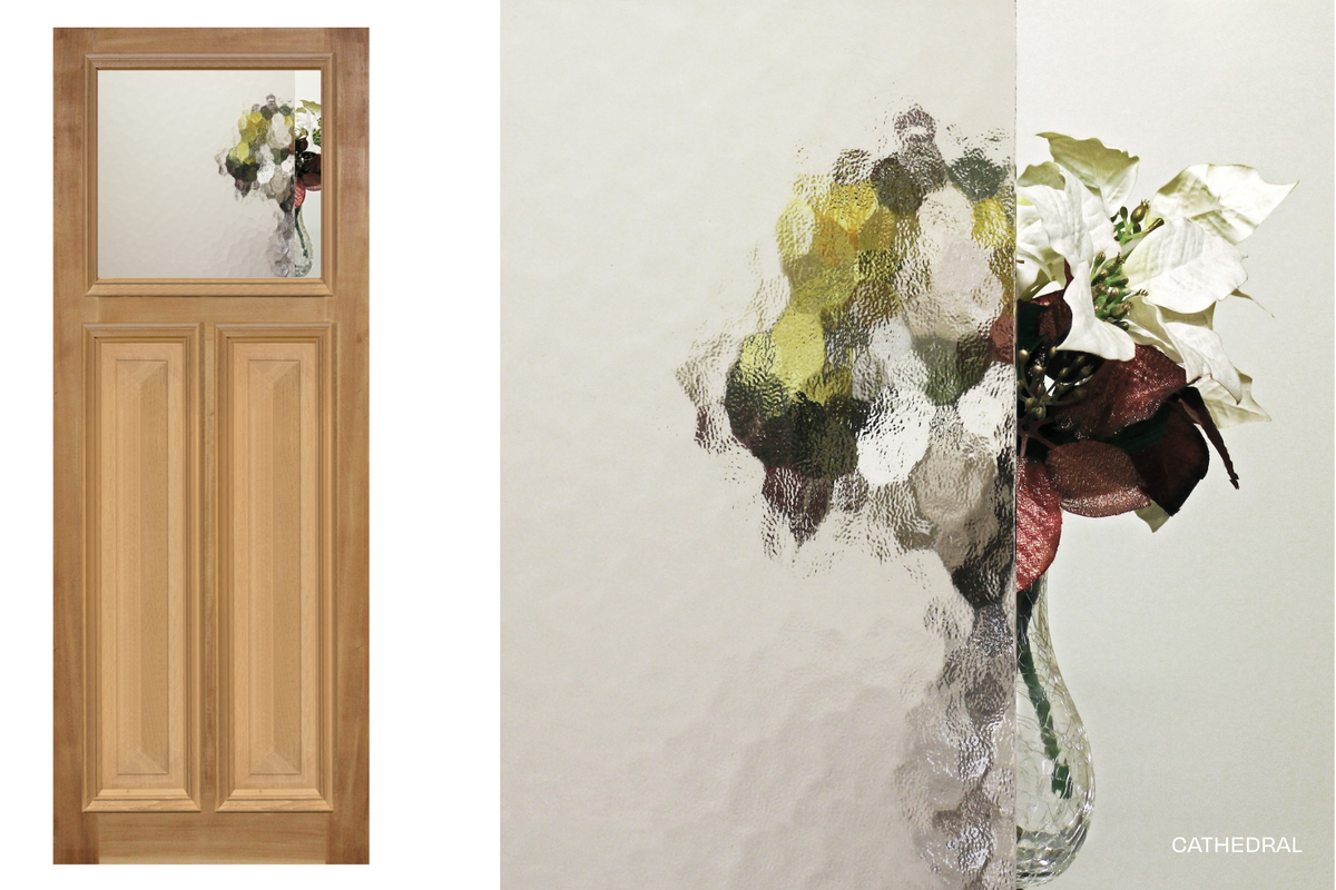 Agora Doors Entrance &amp; Internal Door Edwardian 165 Cricket Bat &amp; Bolection Mould + Glass