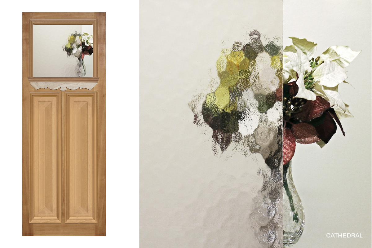 Agora Doors Entrance &amp; Internal Door Edwardian 165 Cricket Bat &amp; Bolection Mould + Ledge &amp; Scroll + Glass