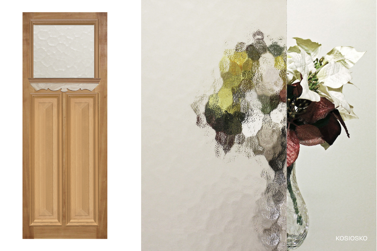 Agora Doors Entrance &amp; Internal Door Edwardian 165 Cricket Bat &amp; Bolection Mould + Ledge &amp; Scroll + Glass