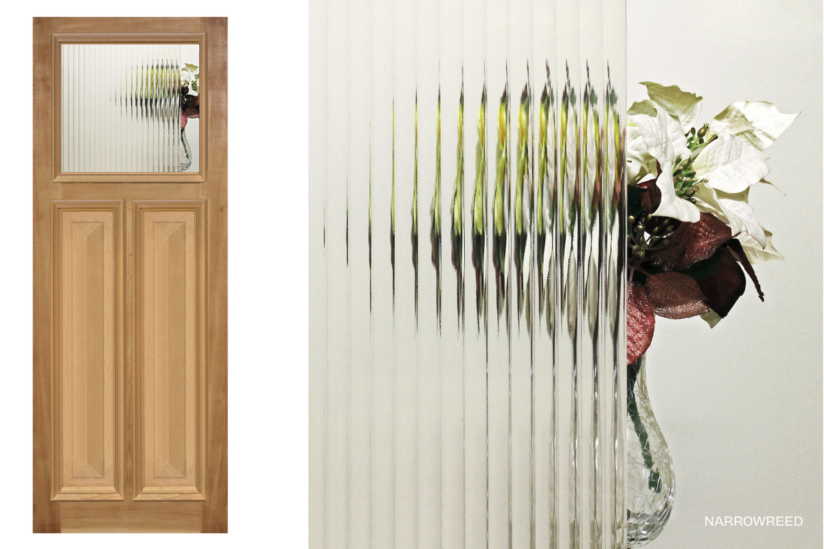 Agora Doors Entrance &amp; Internal Door Edwardian 165 Cricket Bat &amp; Bolection Mould + Glass