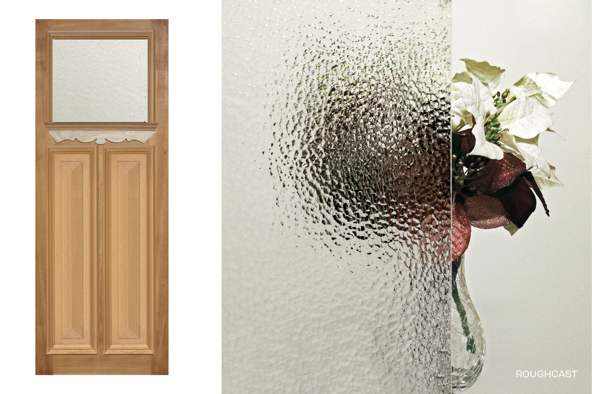 Agora Doors Entrance &amp; Internal Door Edwardian 165 Cricket Bat &amp; Bolection Mould + Ledge &amp; Scroll + Glass