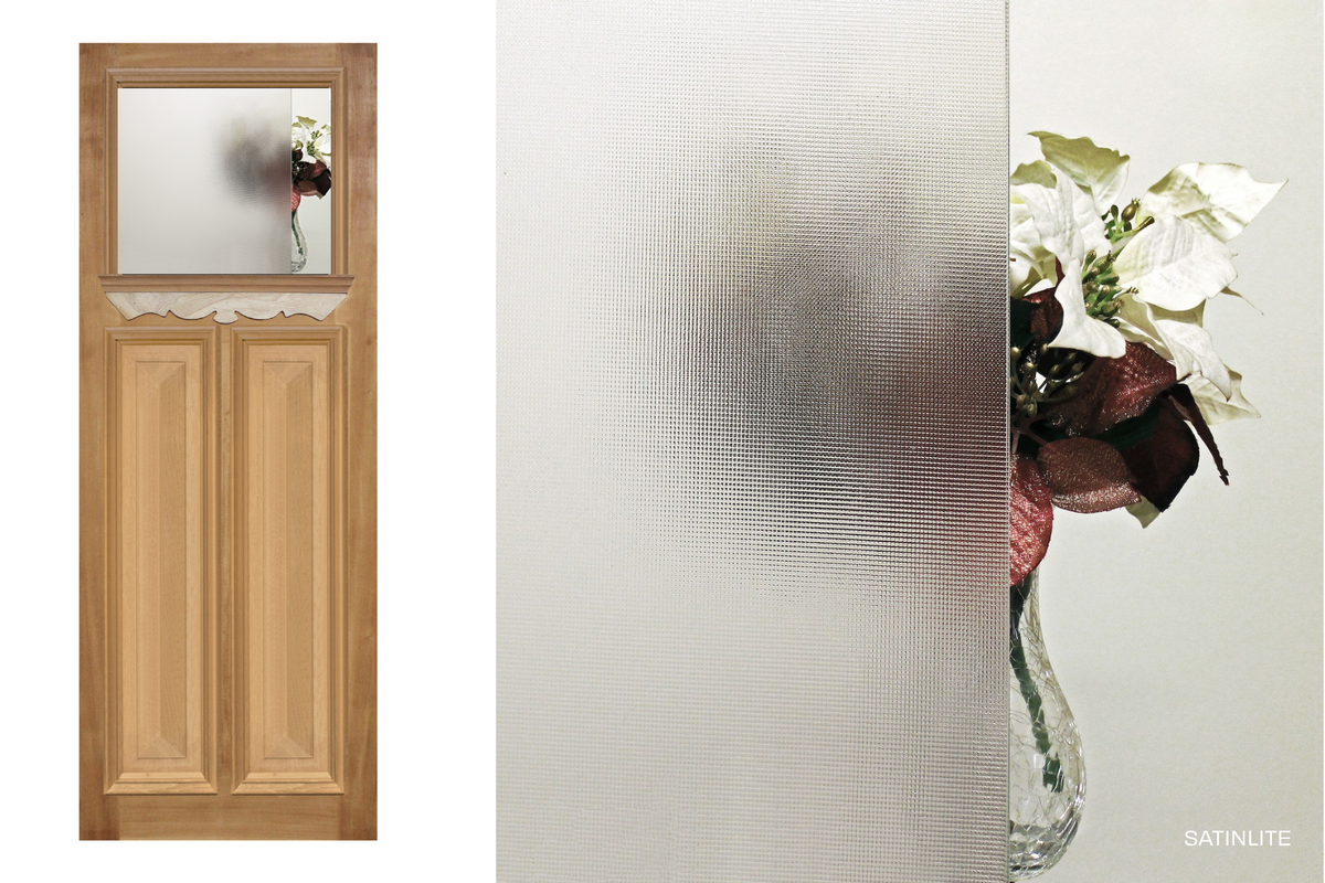 Agora Doors Entrance &amp; Internal Door Edwardian 165 Cricket Bat &amp; Bolection Mould + Ledge &amp; Scroll + Glass