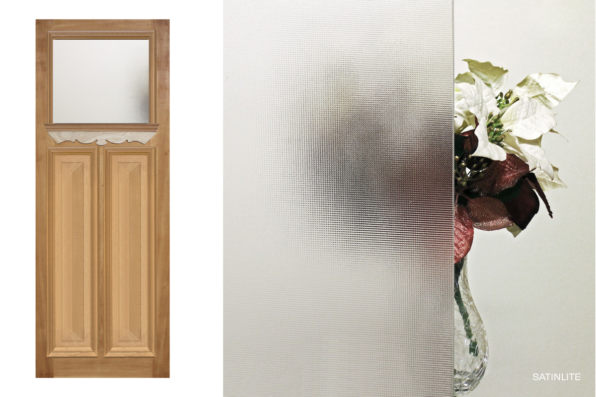 Agora Doors Entrance &amp; Internal Door Edwardian 165 Cricket Bat &amp; Bolection Mould + Ledge &amp; Scroll + Glass