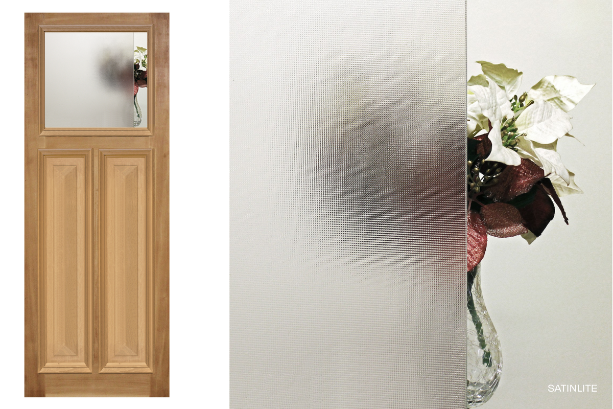 Agora Doors Entrance &amp; Internal Door Edwardian 165 Cricket Bat &amp; Bolection Mould + Glass
