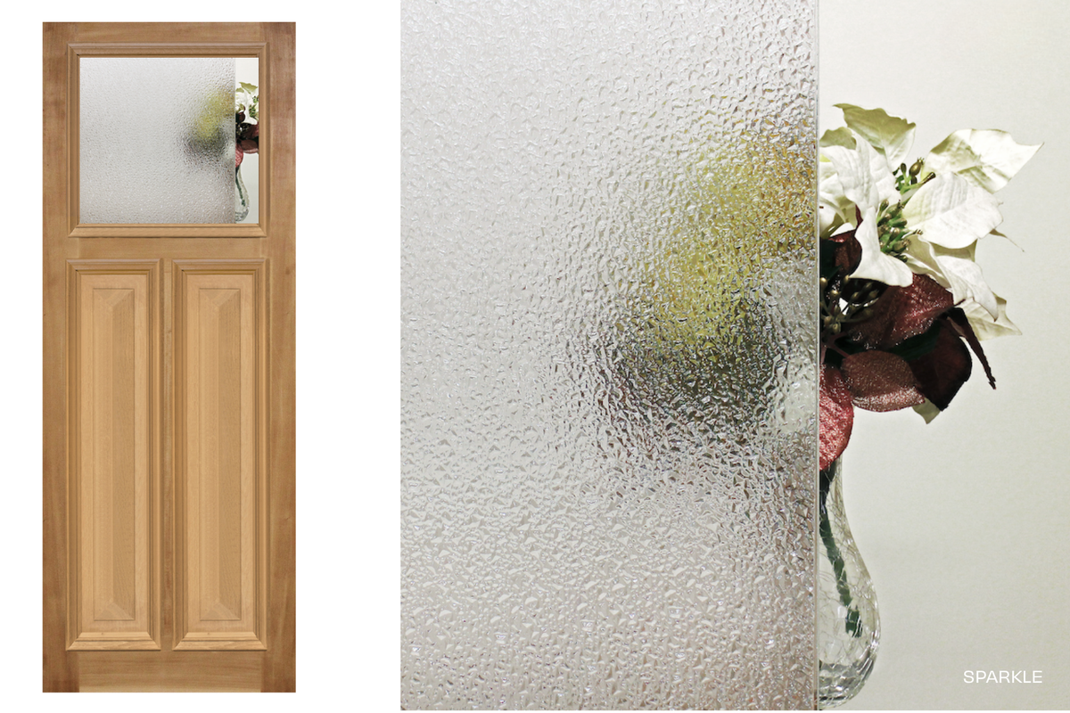 Agora Doors Entrance &amp; Internal Door Edwardian 165 Cricket Bat &amp; Bolection Mould + Glass