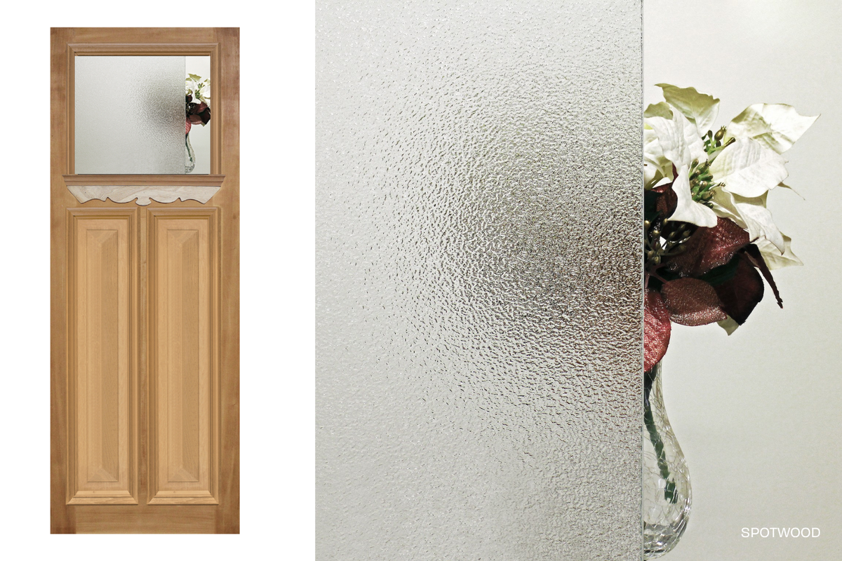 Agora Doors Entrance &amp; Internal Door Edwardian 165 Cricket Bat &amp; Bolection Mould + Ledge &amp; Scroll + Glass