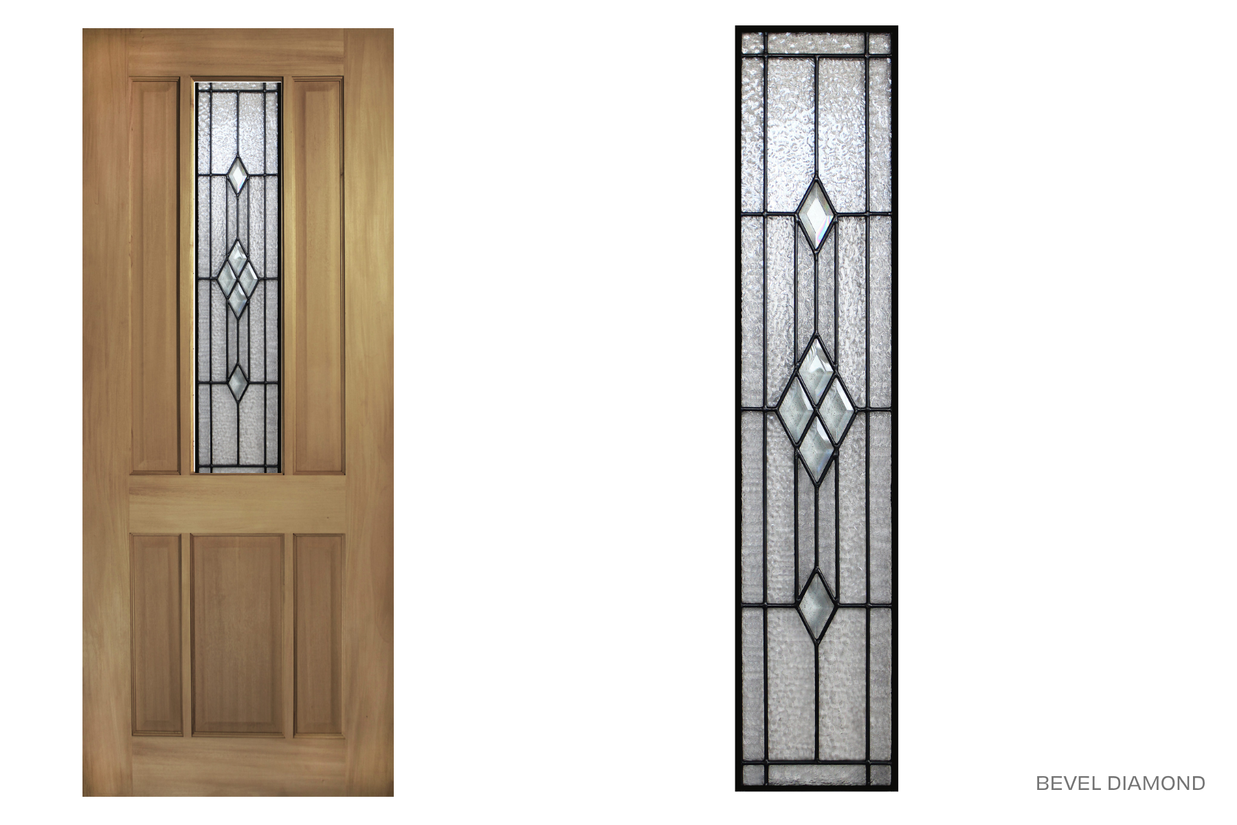 Agora Doors Entrance Door Mansfield 130 Leadlight