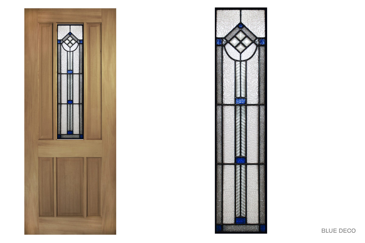 Agora Doors Entrance Door Mansfield 130 Leadlight