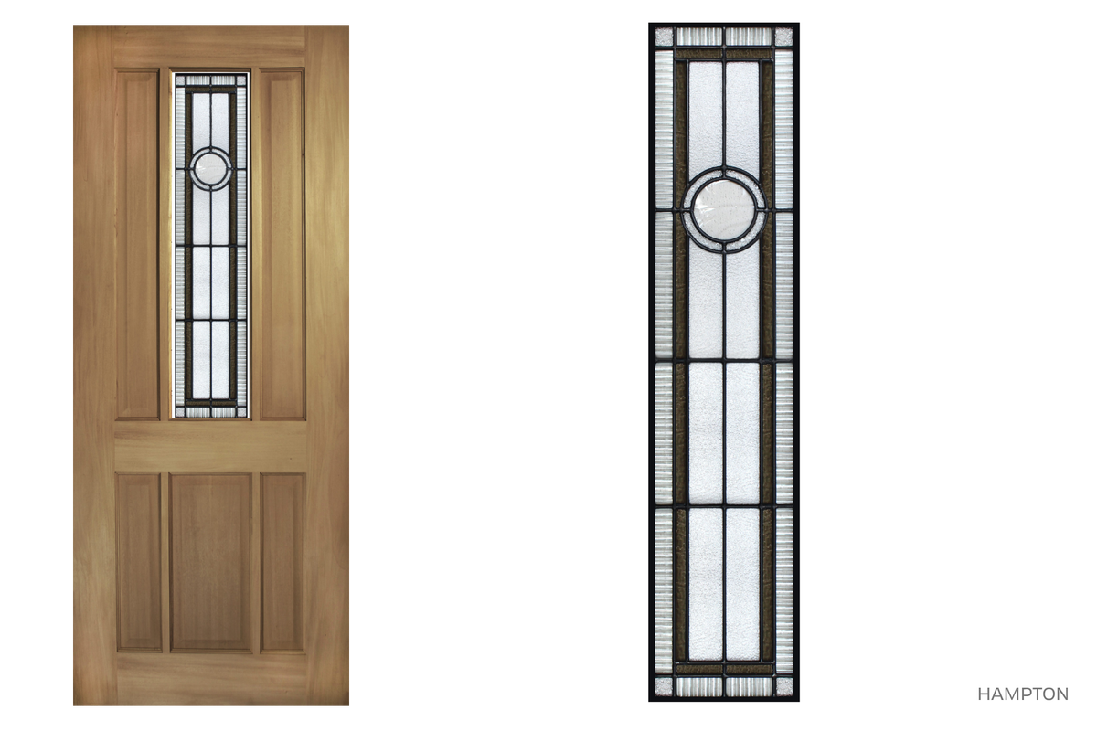 Agora Doors Entrance Door Mansfield 130 Leadlight
