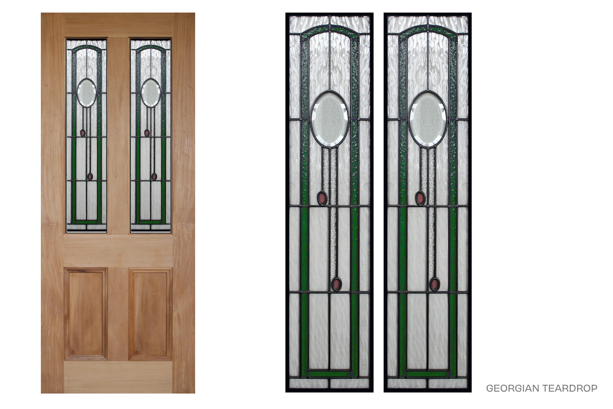 Agora Doors Entrance & Internal Door Victorian 155 Solid + Leadlight