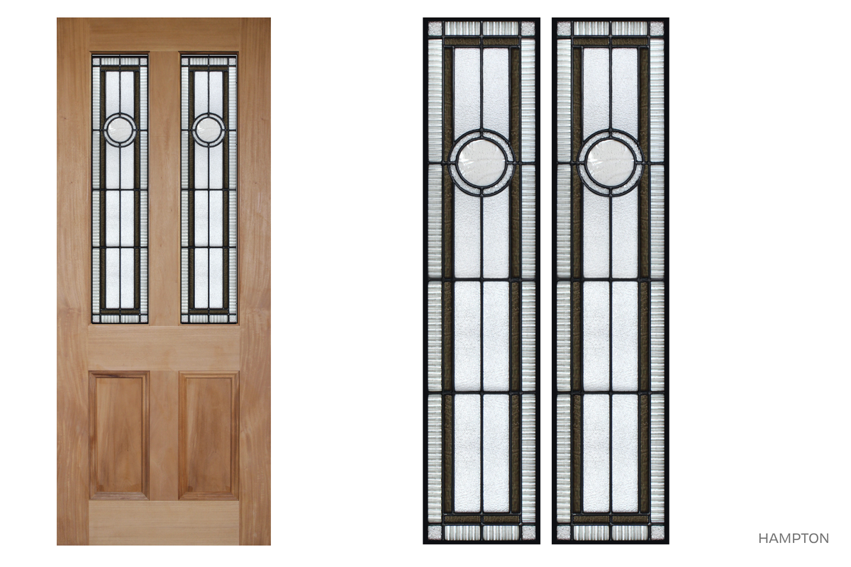 Agora Doors Entrance & Internal Door Victorian 155 Solid + Leadlight