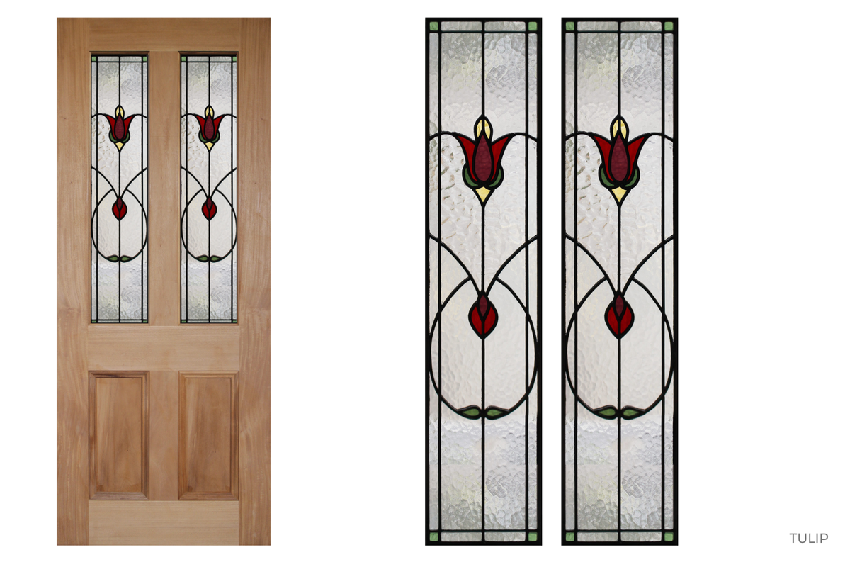 Agora Doors Entrance & Internal Door Victorian 155 Solid + Leadlight