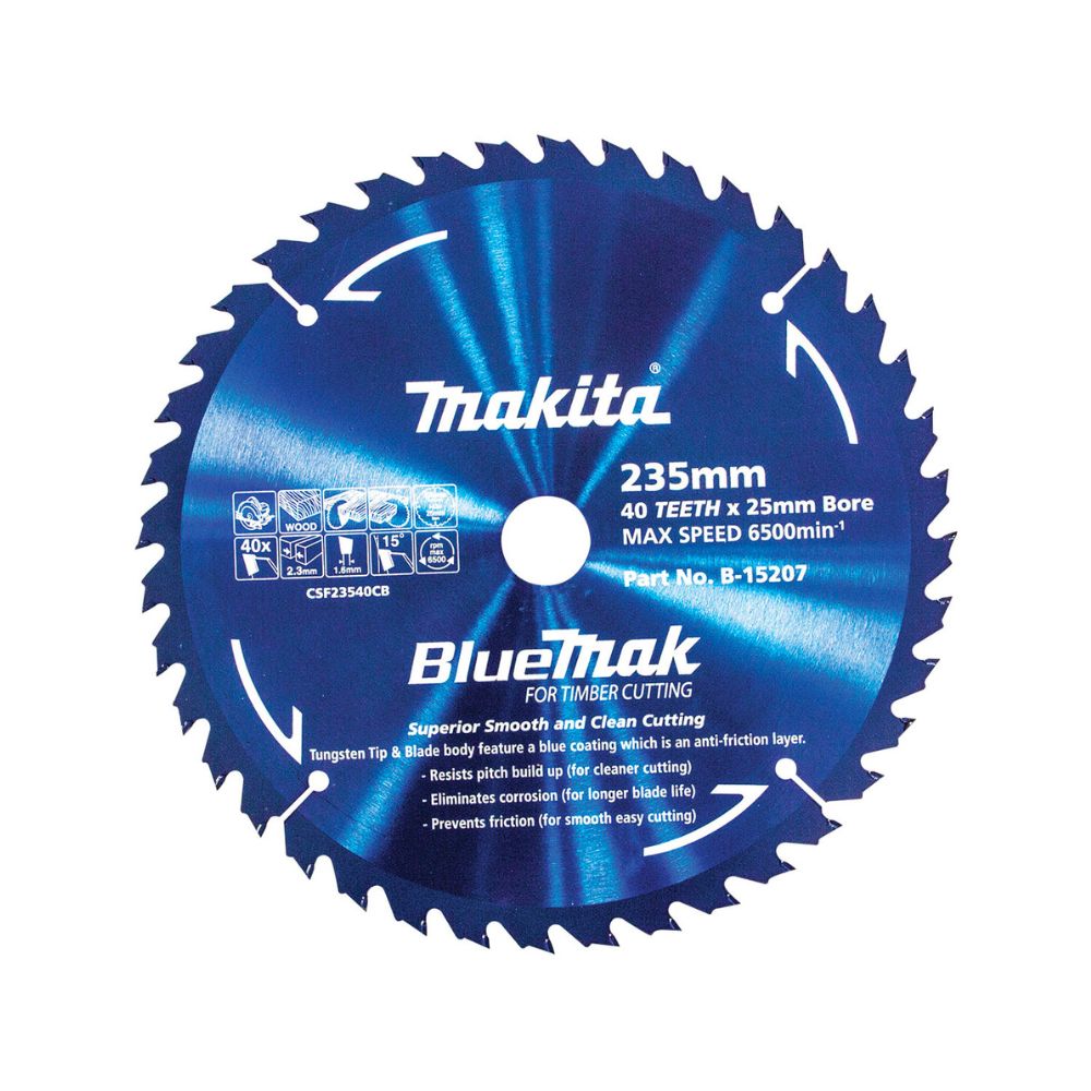 Makita Bluemak Circular Saw Blade 235mm 40T TCT