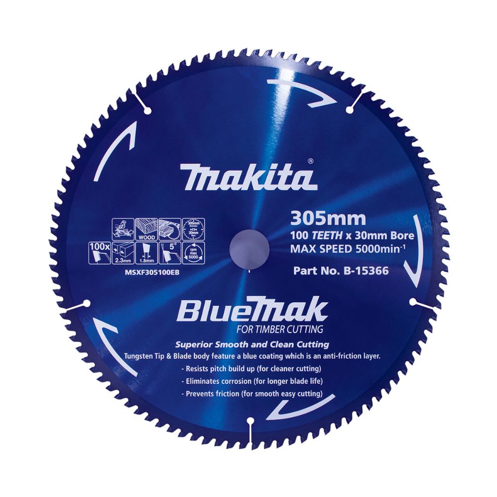 Makita BlueMak Circular Saw Blade 305mm 100T TCT