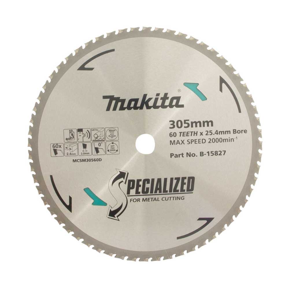 Makita 305mm x 25.4 x 60T Metal Blade
